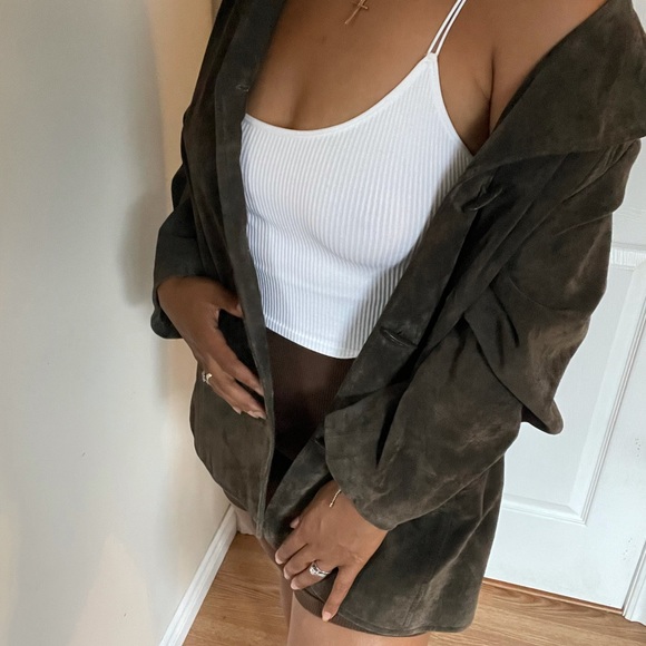 VINTAGE SIMON CHANG - 100% Leather/Suede - XL - OVERSIZED - Picture 10 of 16